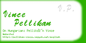 vince pellikan business card